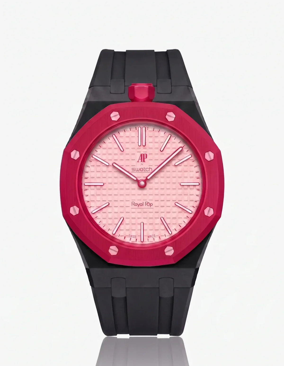 Silicone Strap & Case Royal Pop Otto Rosso(Customize  Colors)