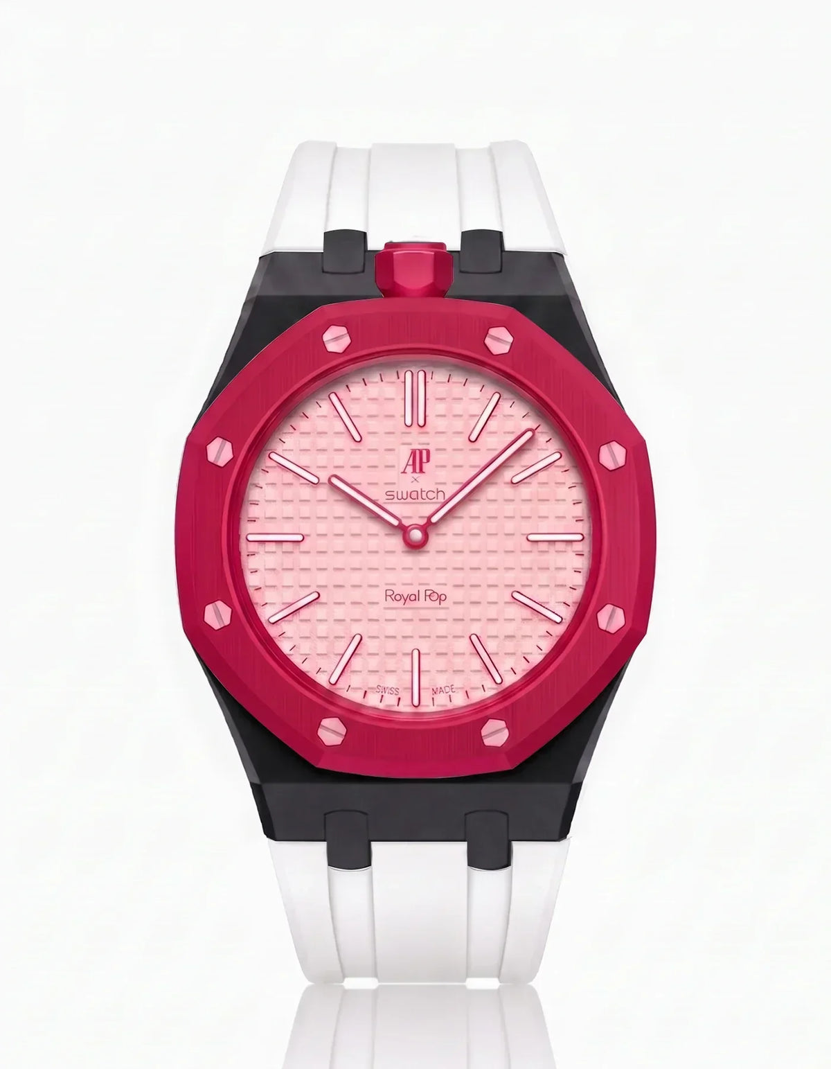 Silicone Strap & Case Royal Pop Otto Rosso(Customize  Colors)
