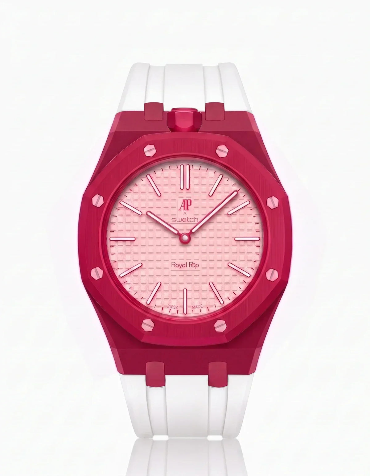 Silicone Strap & Case Royal Pop Otto Rosso(Customize  Colors)