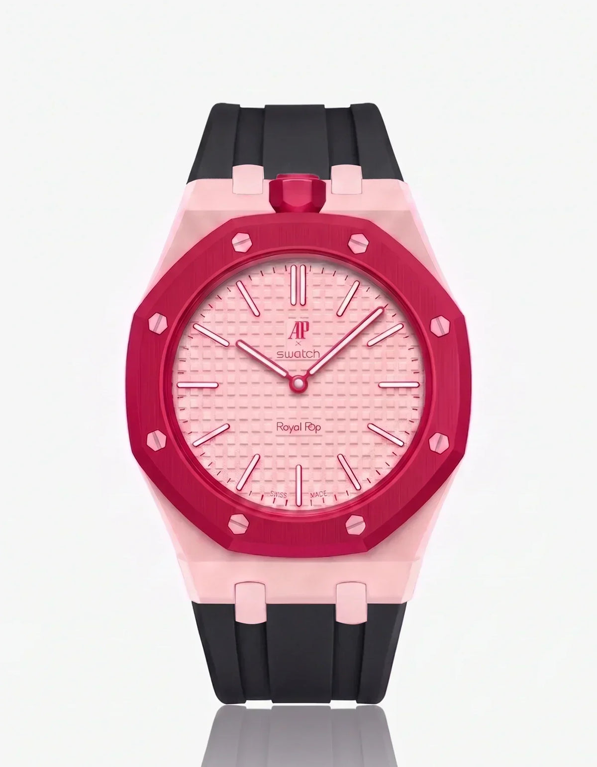 Silicone Strap & Case Royal Pop Otto Rosso(Customize  Colors)