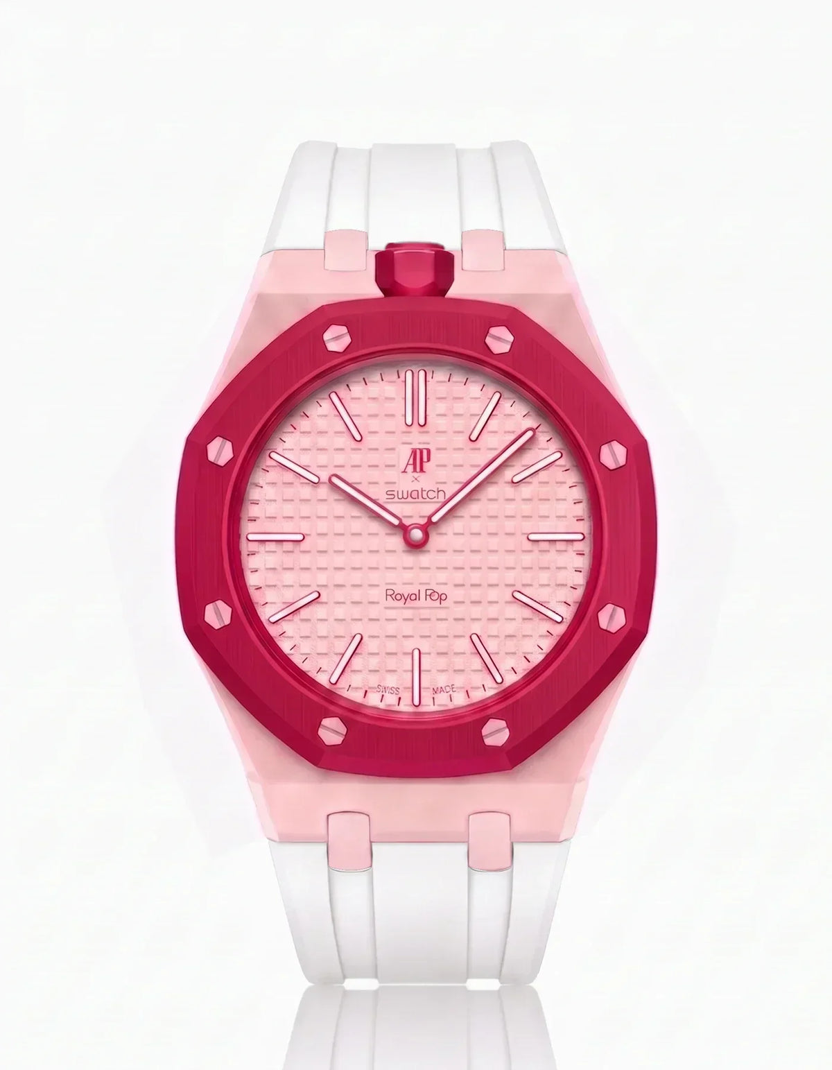 Silicone Strap & Case Royal Pop Otto Rosso(Customize  Colors)