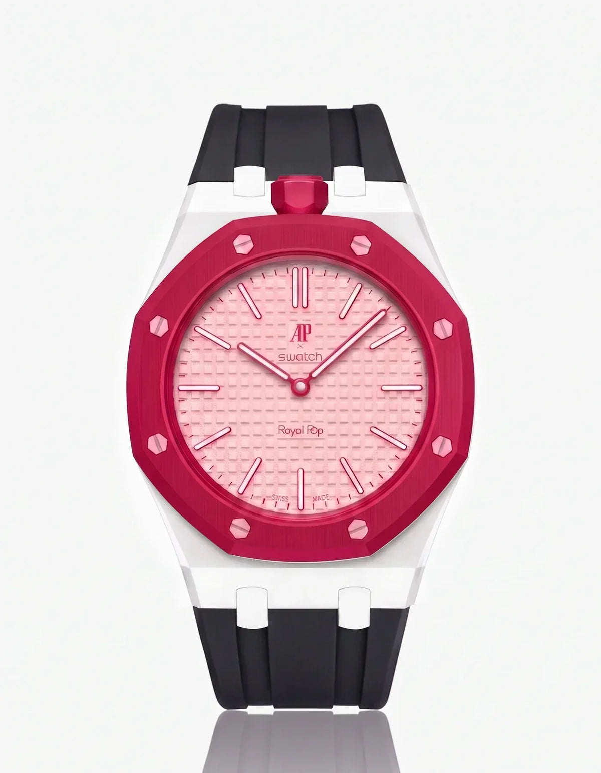 Silicone Strap & Case Royal Pop Otto Rosso(Customize  Colors)