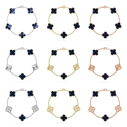 [Royal]CLOVER 5 MOTIF PIETERSITE BRACELET COLLECTION