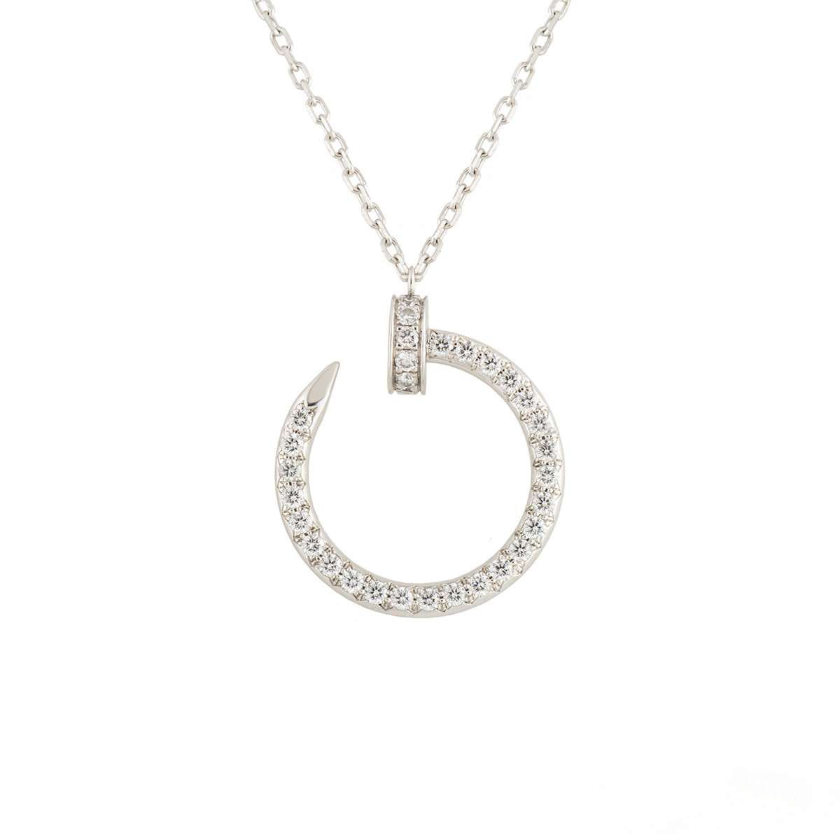 [Royal Jewellery]JUSTE NECKLACE SILVER DIAMONDS