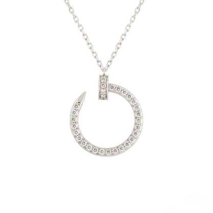 [Royal Jewellery]JUSTE NECKLACE SILVER DIAMONDS