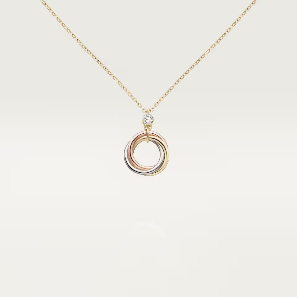 [Royal] TRINITY  NECKLACE 1 DIAMOND