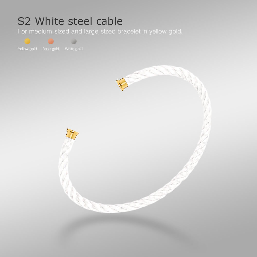 [Royal Jewellery]FORCE SERIES BRACELET CABLES 50 CHOICES (DIY SELECTION)