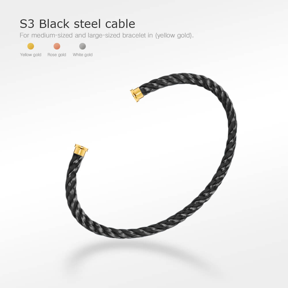 [Royal Jewellery]FORCE SERIES BRACELET CABLES 50 CHOICES (DIY SELECTION)