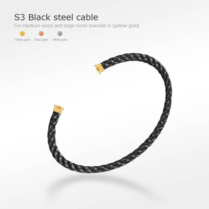 [Royal Jewellery]FORCE SERIES BRACELET CABLES 50 CHOICES (DIY SELECTION)