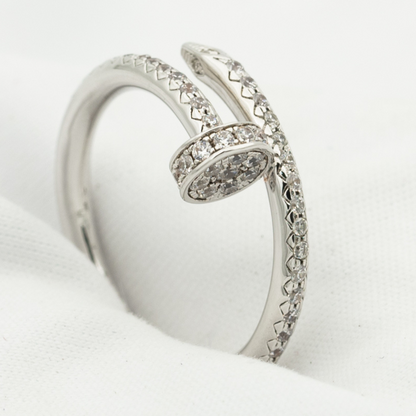 [Royal Jewellery]JUSTE RING 1.8MM SILVER DIAMONDS