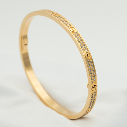 [Royal Jewellery]LOVE BRACELET 3.65MM DIAMOND-PAVED