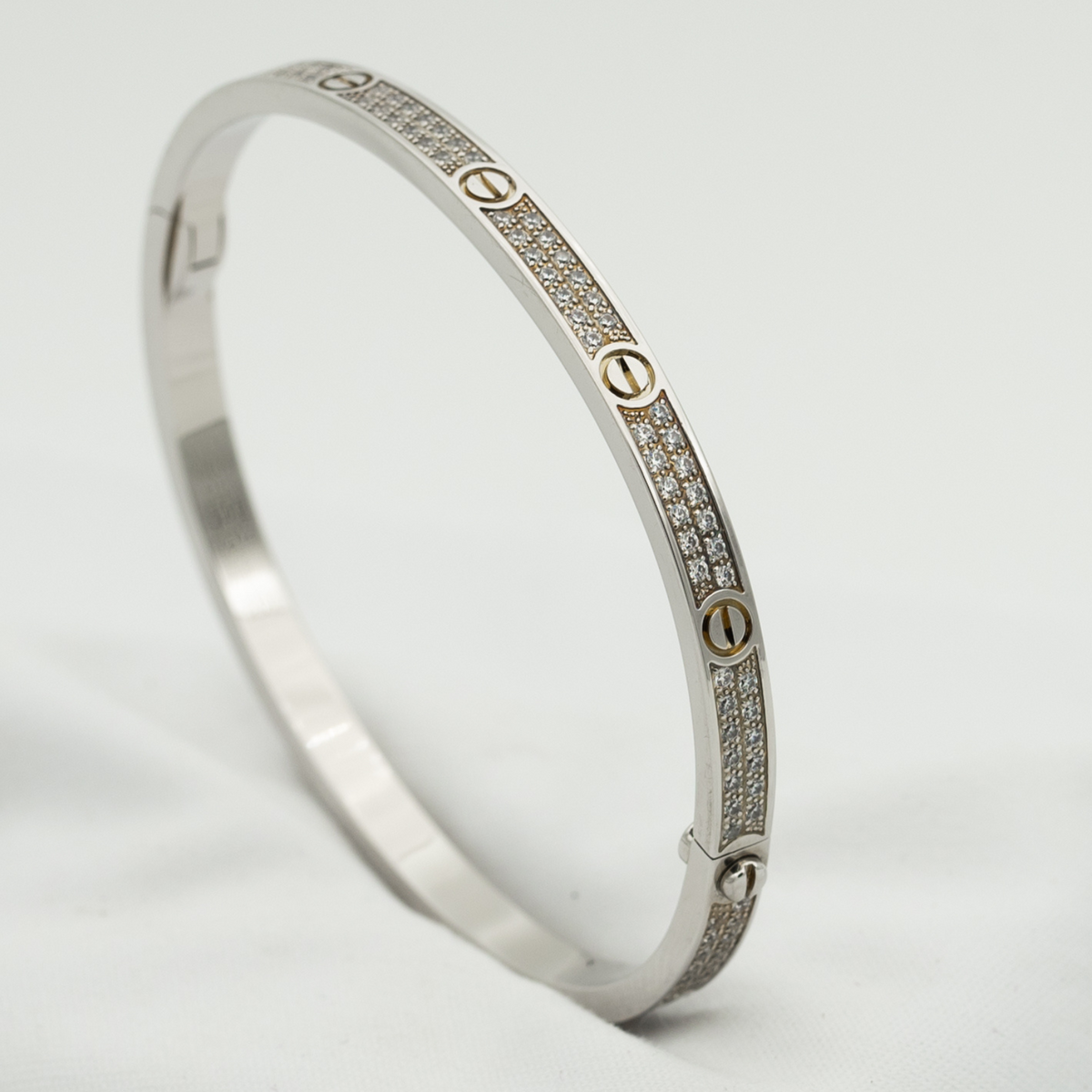 [Royal Jewellery]LOVE BRACELET 3.65MM DIAMOND-PAVED