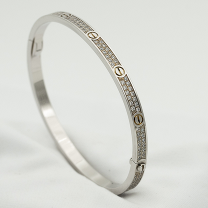 [Royal Jewellery]LOVE BRACELET 3.65MM DIAMOND-PAVED