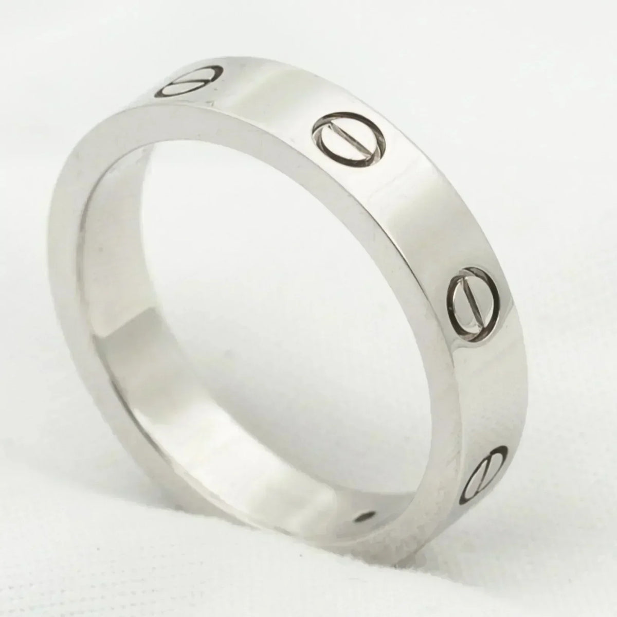 [Royal Jewellery]LOVE RING 4MM 1 DIAMOND SILVER