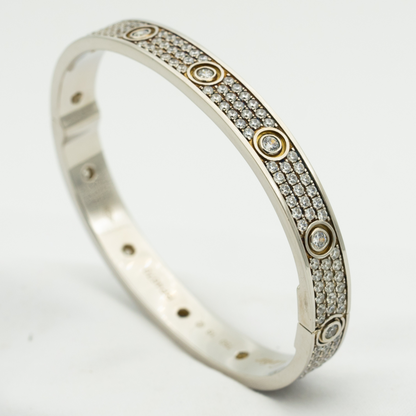 [Royal Jewellery]LOVE BRACELET 6.1MM DIAMOND-PAVED 10 BIG DIAMONDS