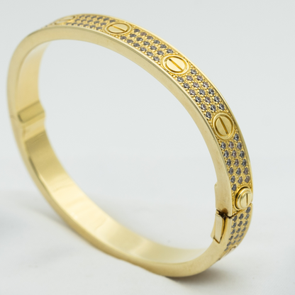 [Royal Jewellery]LOVE BRACELET 6.1MM DIAMOND-PAVED