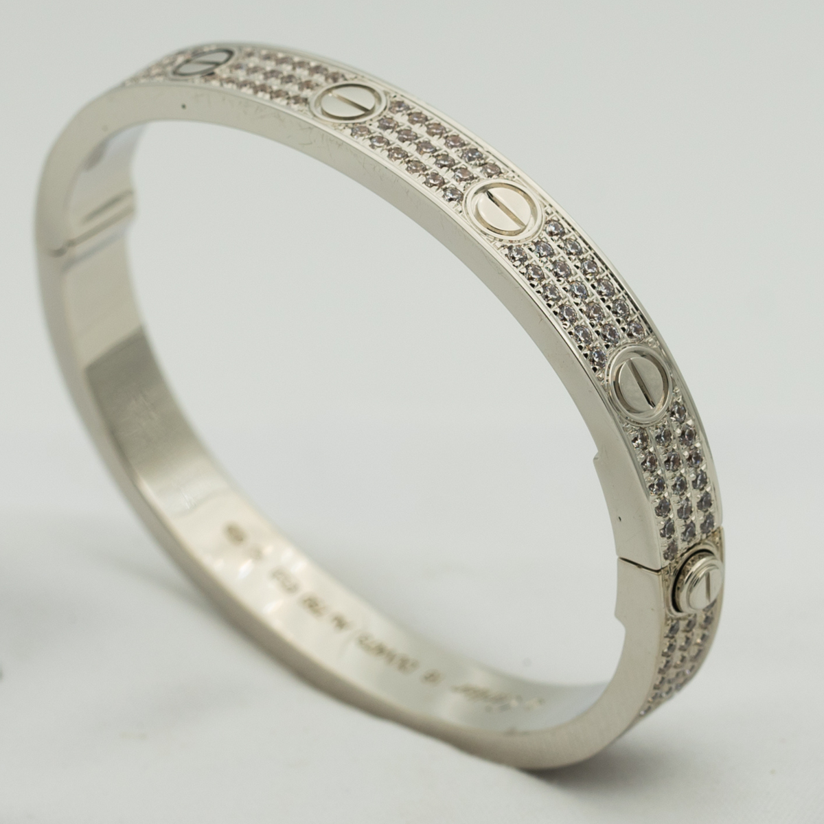 [Royal Jewellery]LOVE BRACELET 6.1MM DIAMOND-PAVED