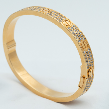 [Royal Jewellery]LOVE BRACELET 6.1MM DIAMOND-PAVED