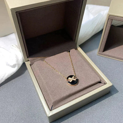 [Royal Jewellery]JEUX DE ROSE GOLD DIAMOND NECKLACE