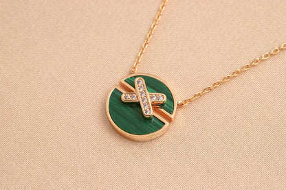 [Royal Jewellery]JEUX DE ROSE GOLD DIAMOND NECKLACE