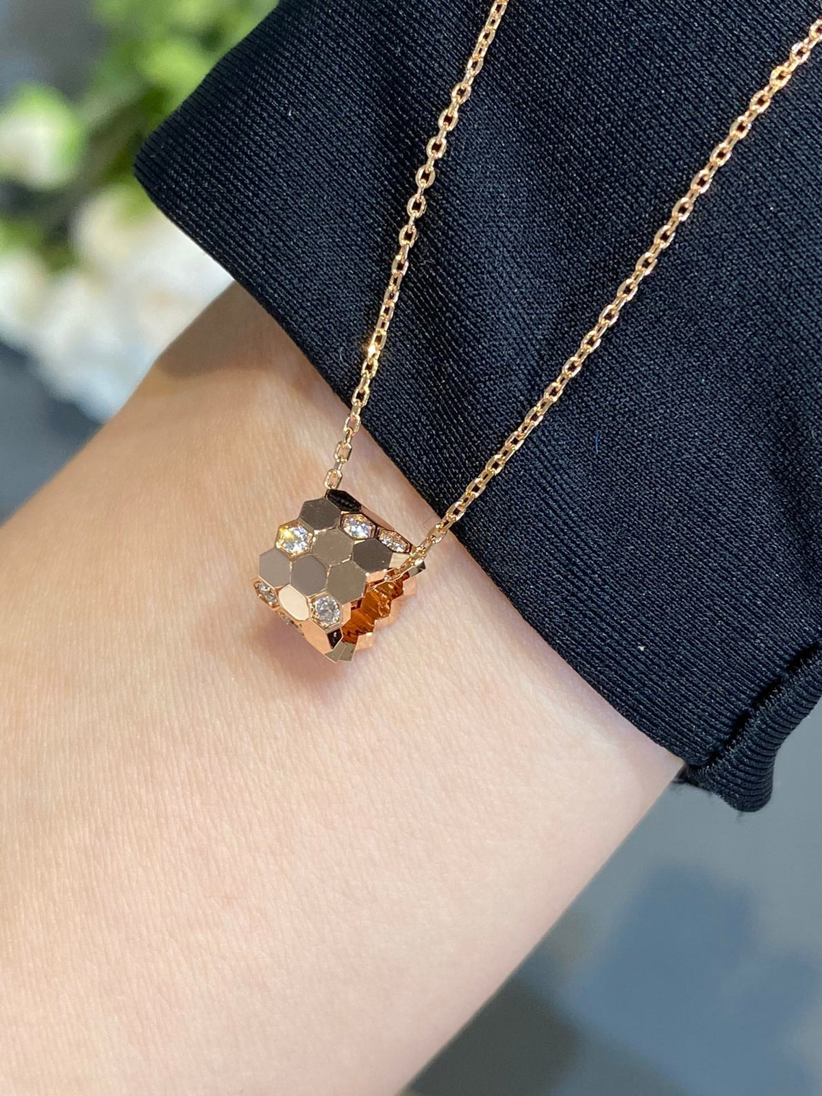 [Royal Jewellery]BEE LOVE DIAMOND NECKLACE