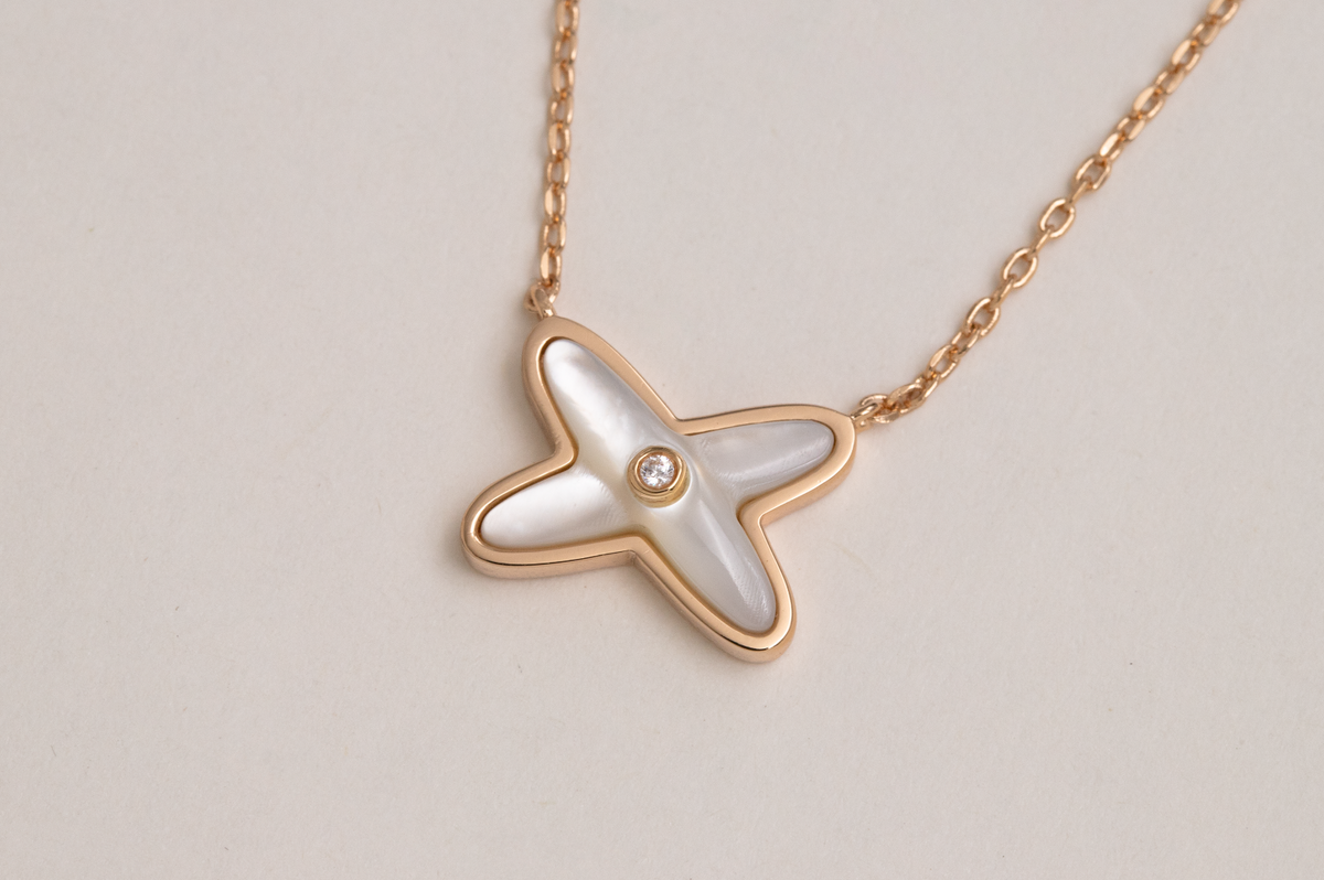 [Royal Jewellery]JEUX DE NECKLACE 1 DIAMOND