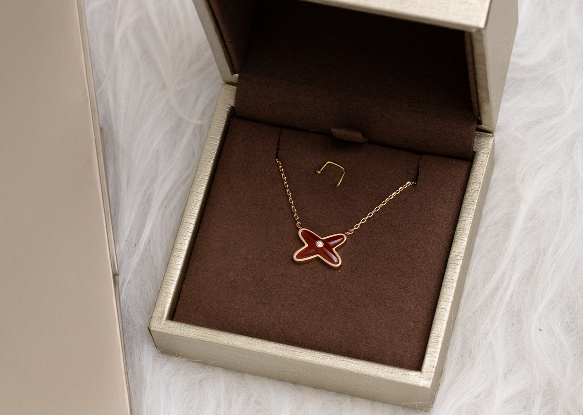 [Royal Jewellery]JEUX DE NECKLACE 1 DIAMOND