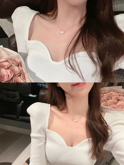 [Royal Jewellery]JEUX DE NECKLACE 1 DIAMOND