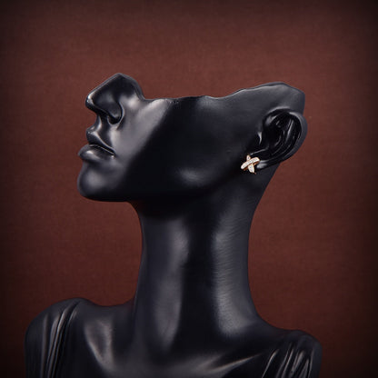 [Royal Jewellery]JEUX DE GOLD DIAMOND EARRINGS