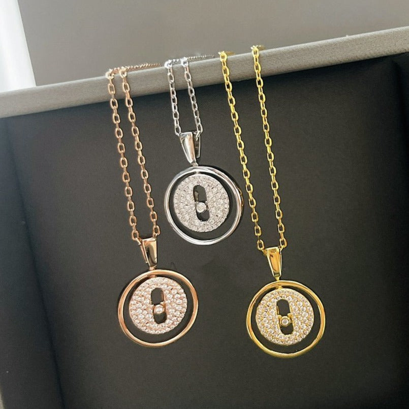 [Royal]LUCKY MOVER PM PAVED NECKLACE