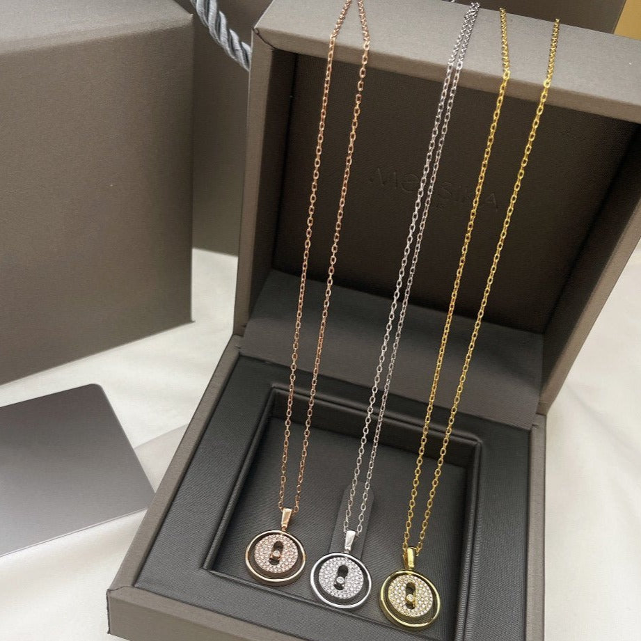 [Royal]LUCKY MOVER PM PAVED NECKLACE