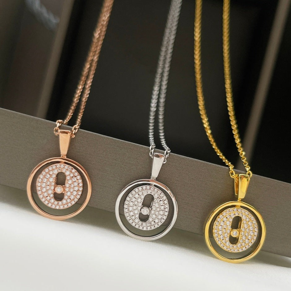 [Royal]LUCKY MOVER PM PAVED NECKLACE