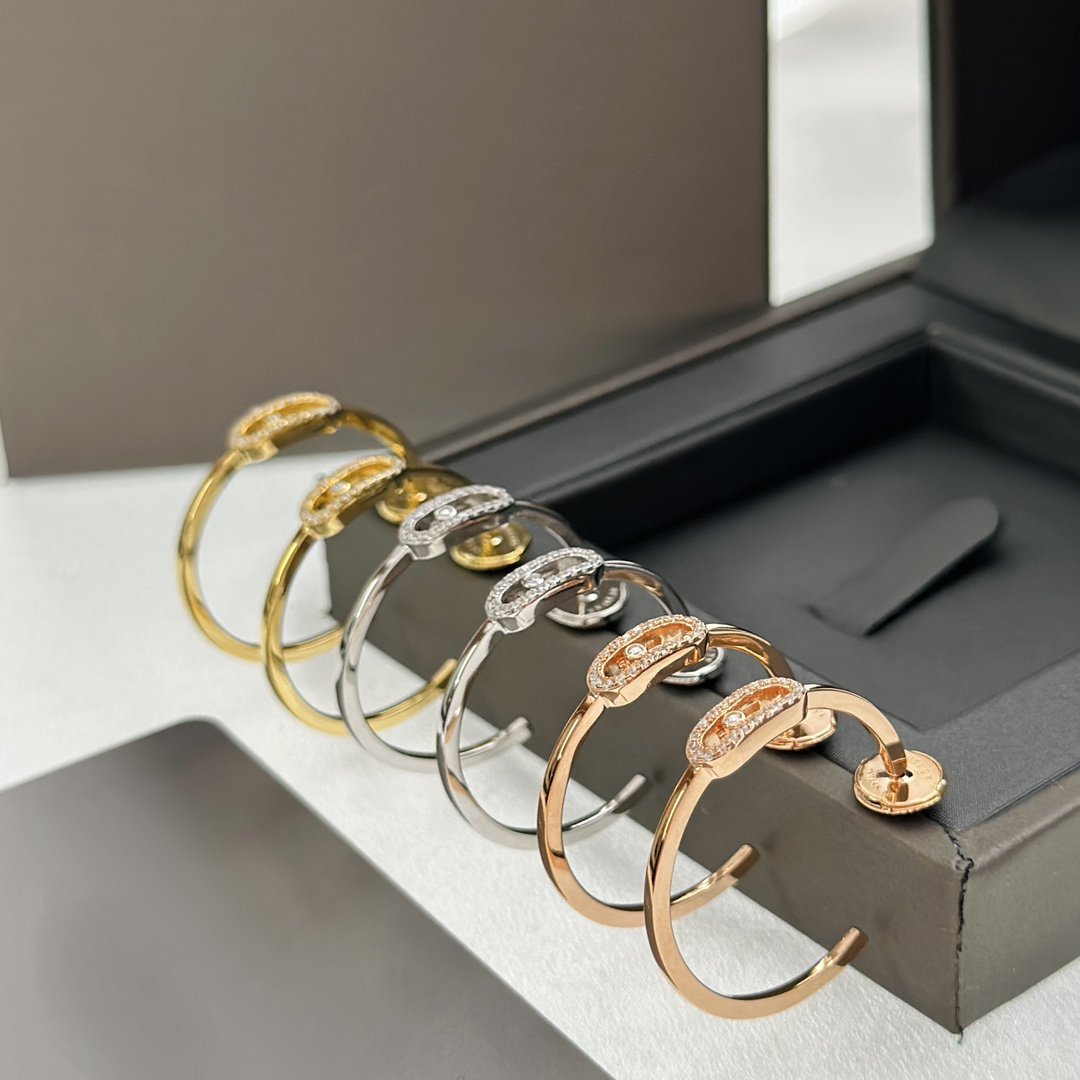 [Royal]CREOLES MOVE UNO PM DIAMOND EARRINGS