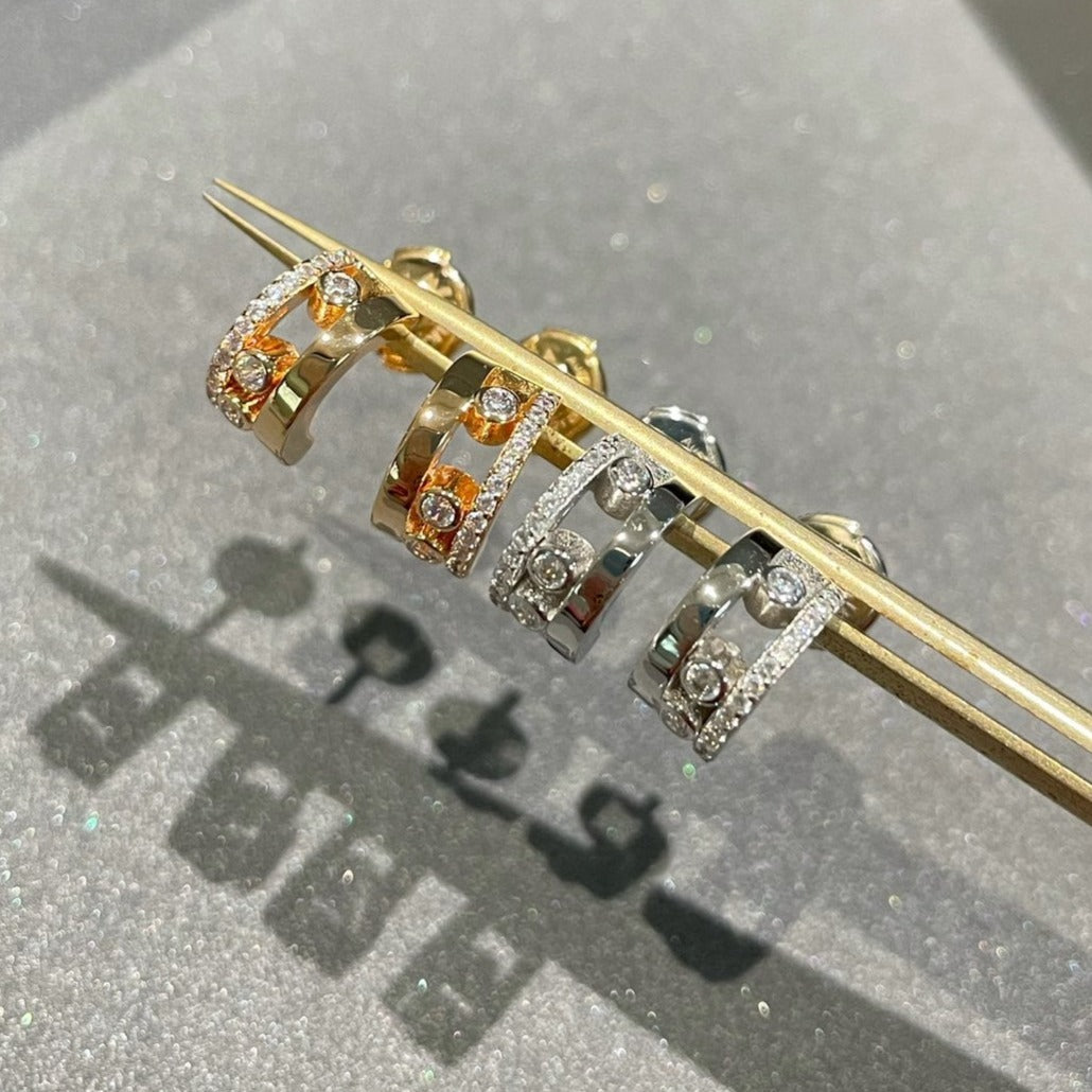 [Royal]MOVE ROMANE EARRINGS DIAMOND