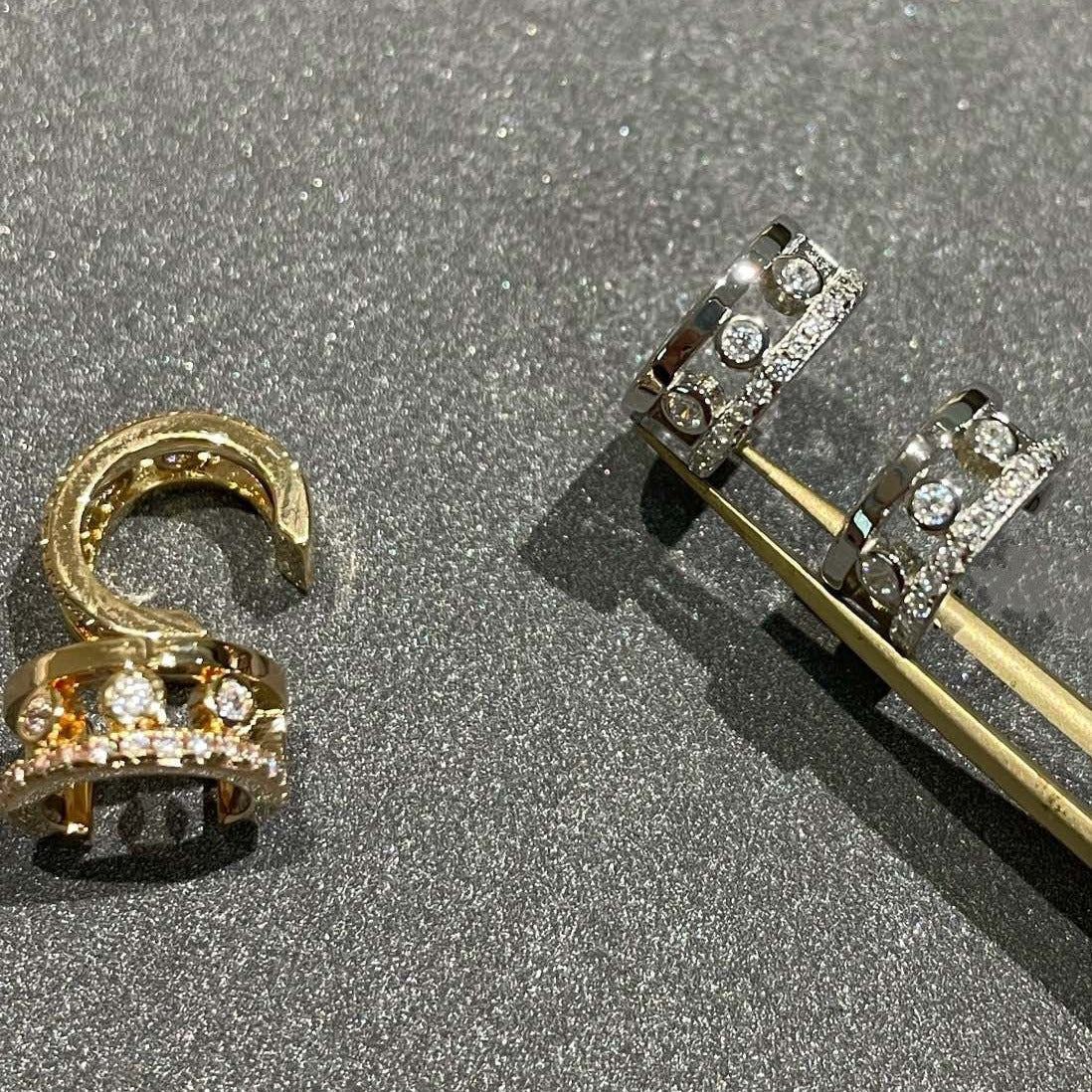 [Royal]MOVE ROMANE EARRINGS DIAMOND