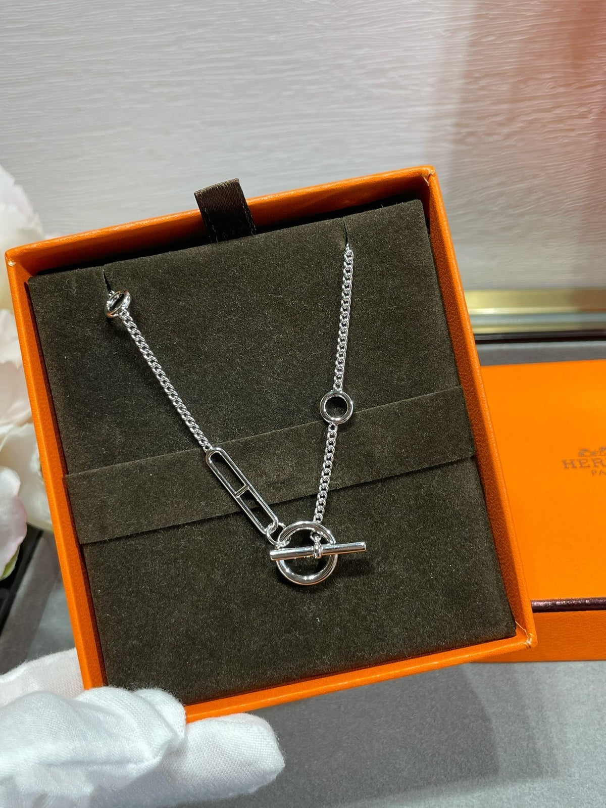 [Royal Jewellery]HM STERLING CHAINE D'ANCRE HEART