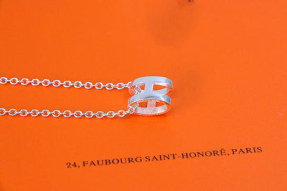 [Royal Jewellery]HM NECKLACE H LETTER OVAL SERIES