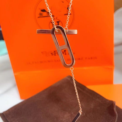 [Royal Jewellery]HM NECKLACE PLATINUM ROSE GOLD DIAMOND
