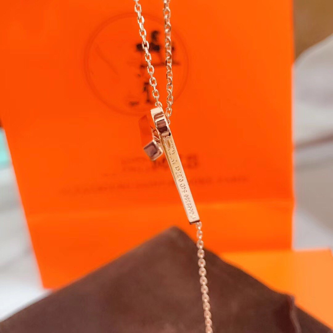 [Royal Jewellery]HM NECKLACE PLATINUM ROSE GOLD DIAMOND