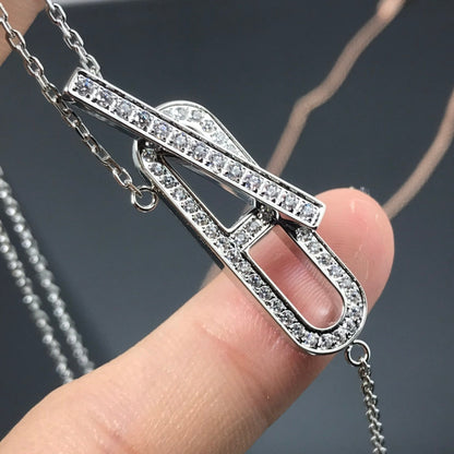 [Royal Jewellery]HM NECKLACE PLATINUM ROSE GOLD DIAMOND