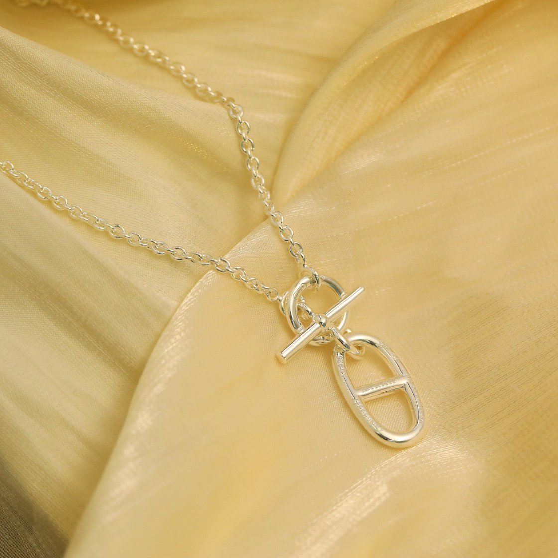 [Royal Jewellery]HM CHAINE D'ANCRE PENDANT NECKLACE STERLING SILVER