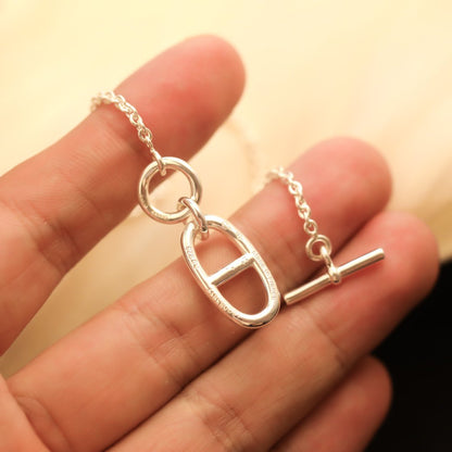 [Royal Jewellery]HM CHAINE D'ANCRE PENDANT NECKLACE STERLING SILVER