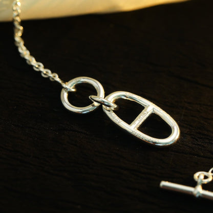 [Royal Jewellery]HM CHAINE D'ANCRE PENDANT NECKLACE STERLING SILVER