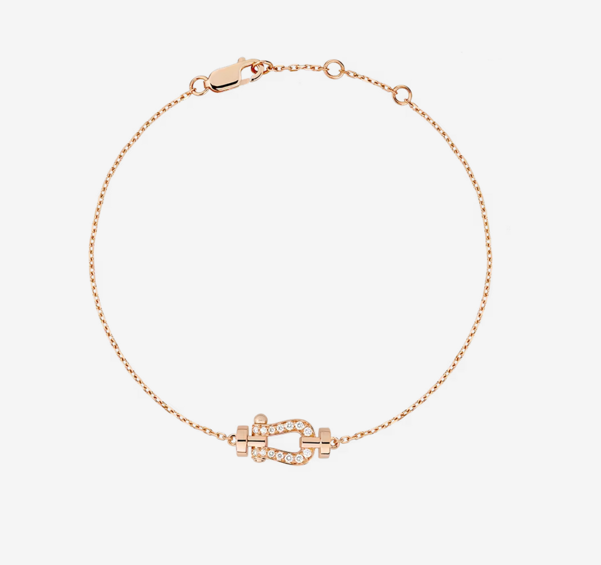[Royal Jewellery]FORCE 10 FULL DIAMOND BUCKLE CHAIN LINK MINI MODEL