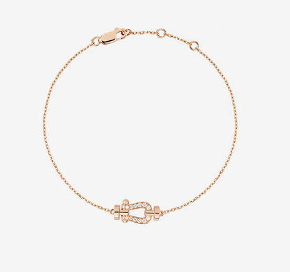 [Royal Jewellery]FORCE 10 FULL DIAMOND BUCKLE CHAIN LINK MINI MODEL