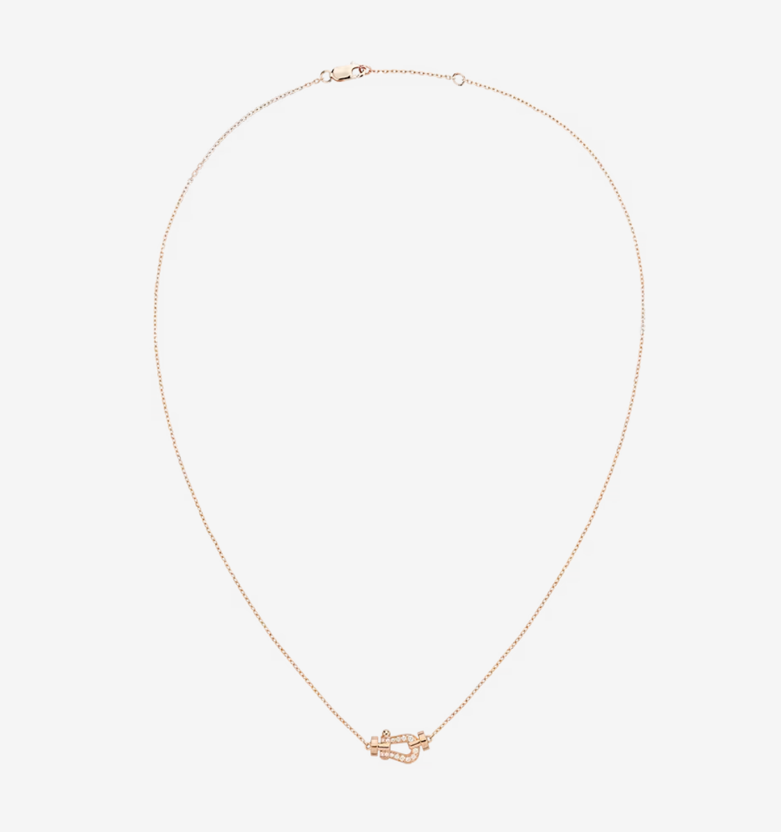 [Royal Jewellery]FORCE 10 DIAMOND PINK GOLD NECKLACE MINI MODEL