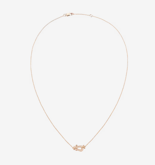 [Royal Jewellery]FORCE 10 DIAMOND PINK GOLD NECKLACE MINI MODEL