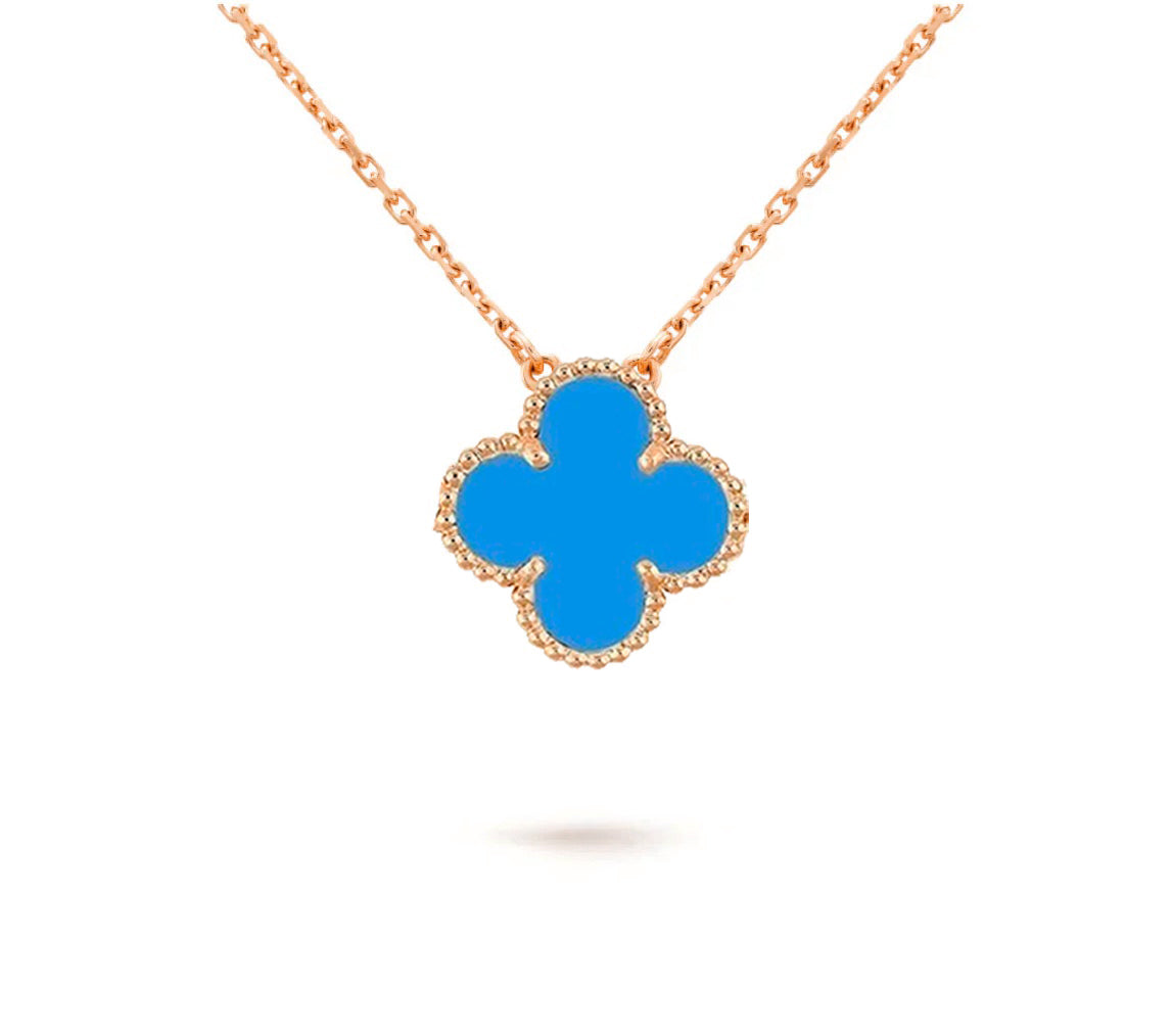 [Royal]CLOVER 15MM SINGLE FLOWER NECKLACE COLLECTION