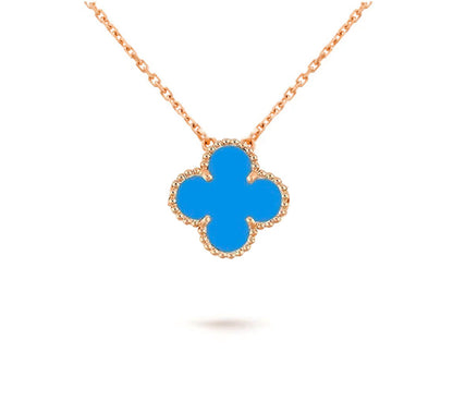 [Royal]CLOVER 15MM SINGLE FLOWER NECKLACE COLLECTION