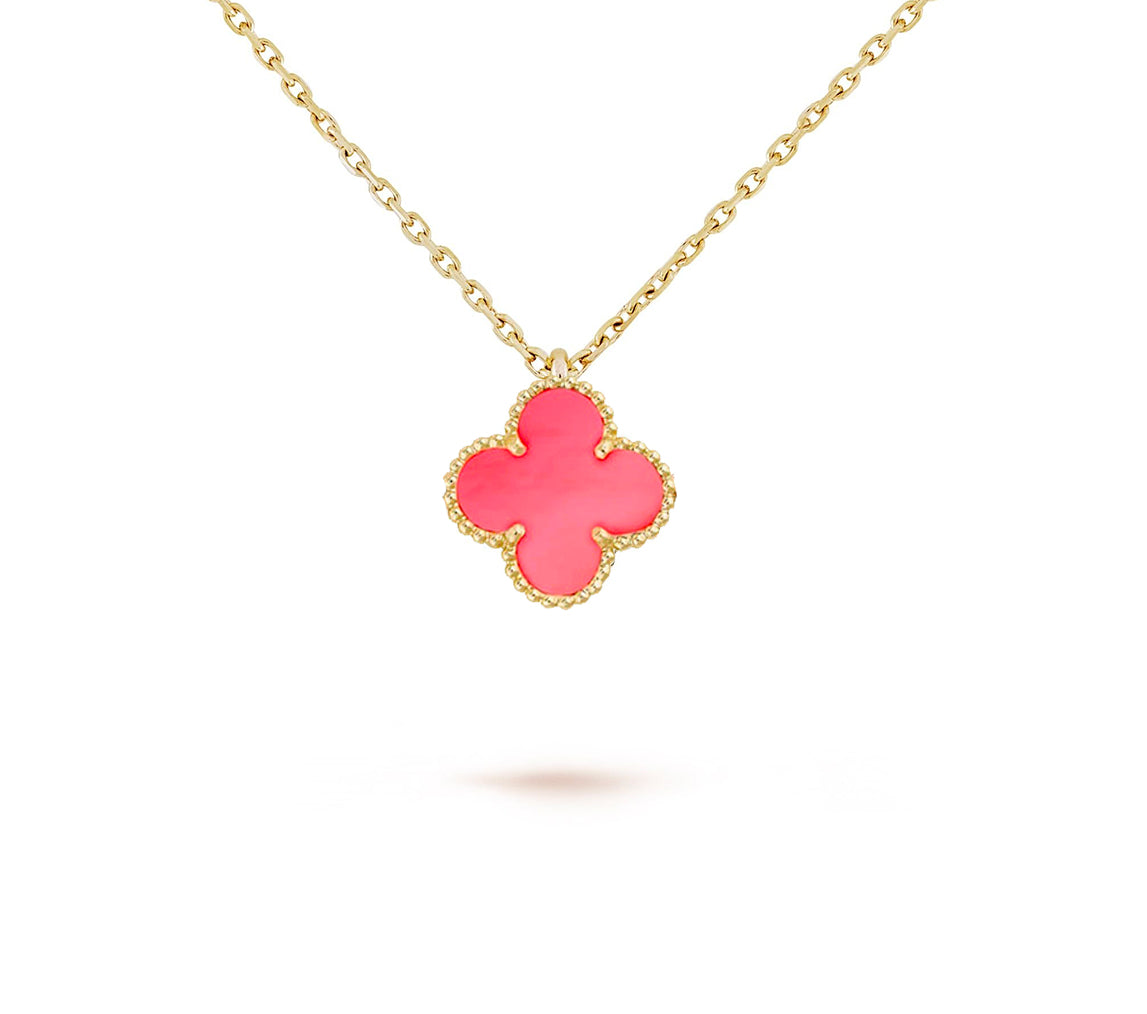 [Royal]CLOVER MINI 9.5MM CARNELIANS NECKLACE COLLECTION